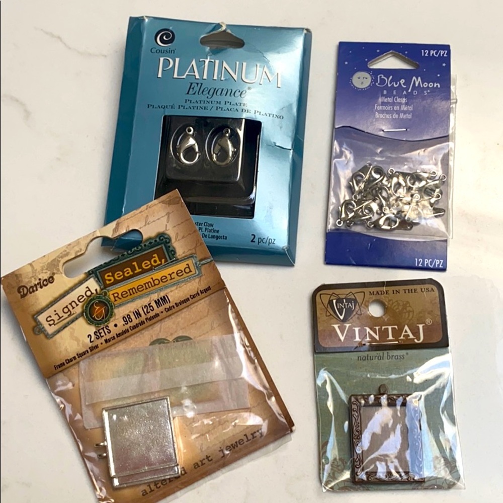 Jewelry accessories- charms & clasps
